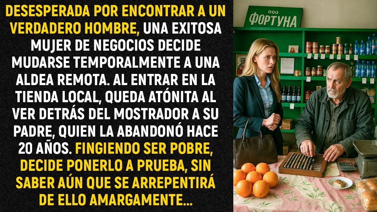 Desesperada por encontrar a un verdadero hombre, una exitosa mujer de negocios decide mudarse