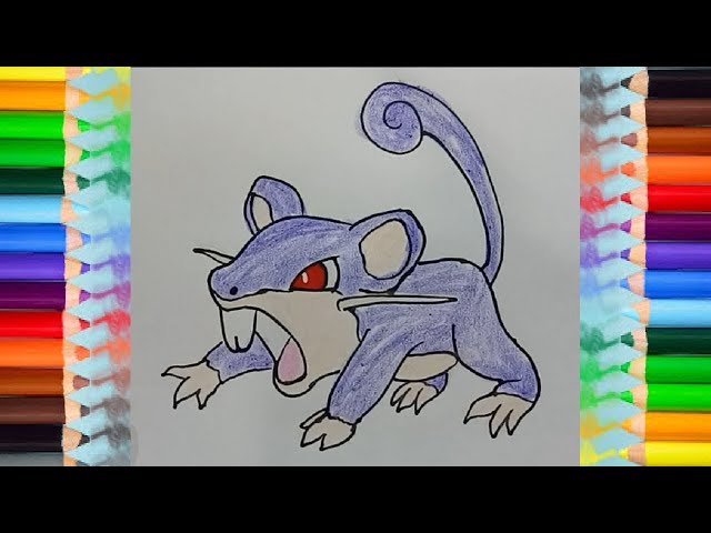 Rattata 着色页