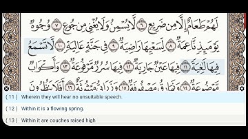 88 - Surah Al Ghashiyah - Abdullah Ali Jaber - Quran Recitation, Arabic Text, English Translation