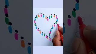 Draw 3d Love ❤️ #trending #art #drawing #tutorial #unique #how #creative #colors #foryou #beginners