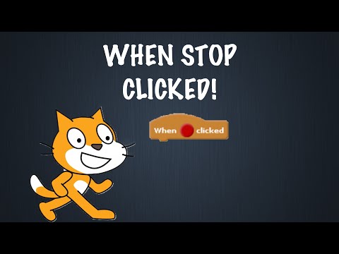 How to make a When Stop Clicked Block in Scratch 3.0