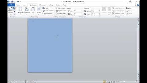 Setting Up Page Color in Microsoft Word | Easy Formatting Tutorial