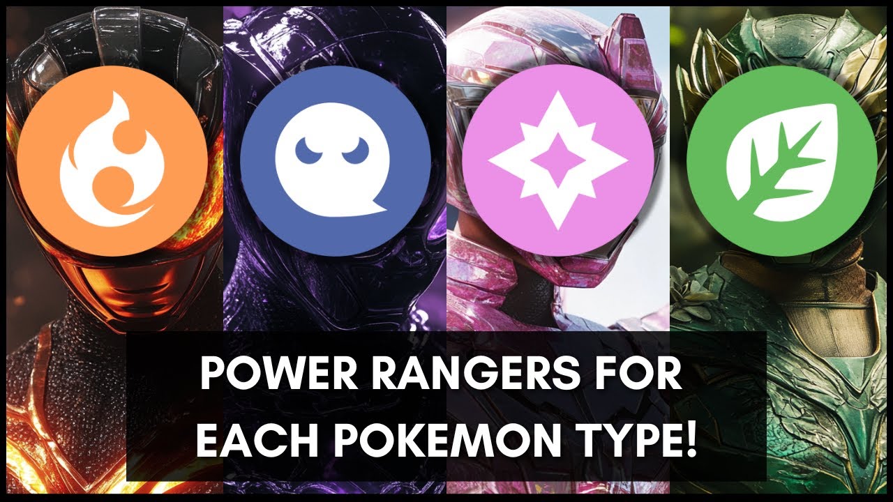 Creating Power Rangers for Each Pokemon Type Using AI! - YouTube