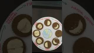Phases of moon!! #oreo moon