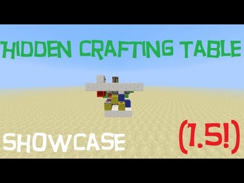 Minecraft: Hidden Crafting Table (1.5!) [Showcase]
