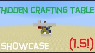 Minecraft: Hidden Crafting Table (1.5!) [Showcase]
