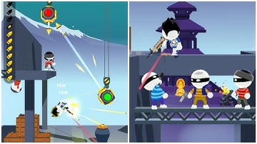 JOHNNY TRIGGER NEW UPDATE - ALL 350 LEVELS GAMEPLAY | FIGHTER SKIN UNLOCKED |