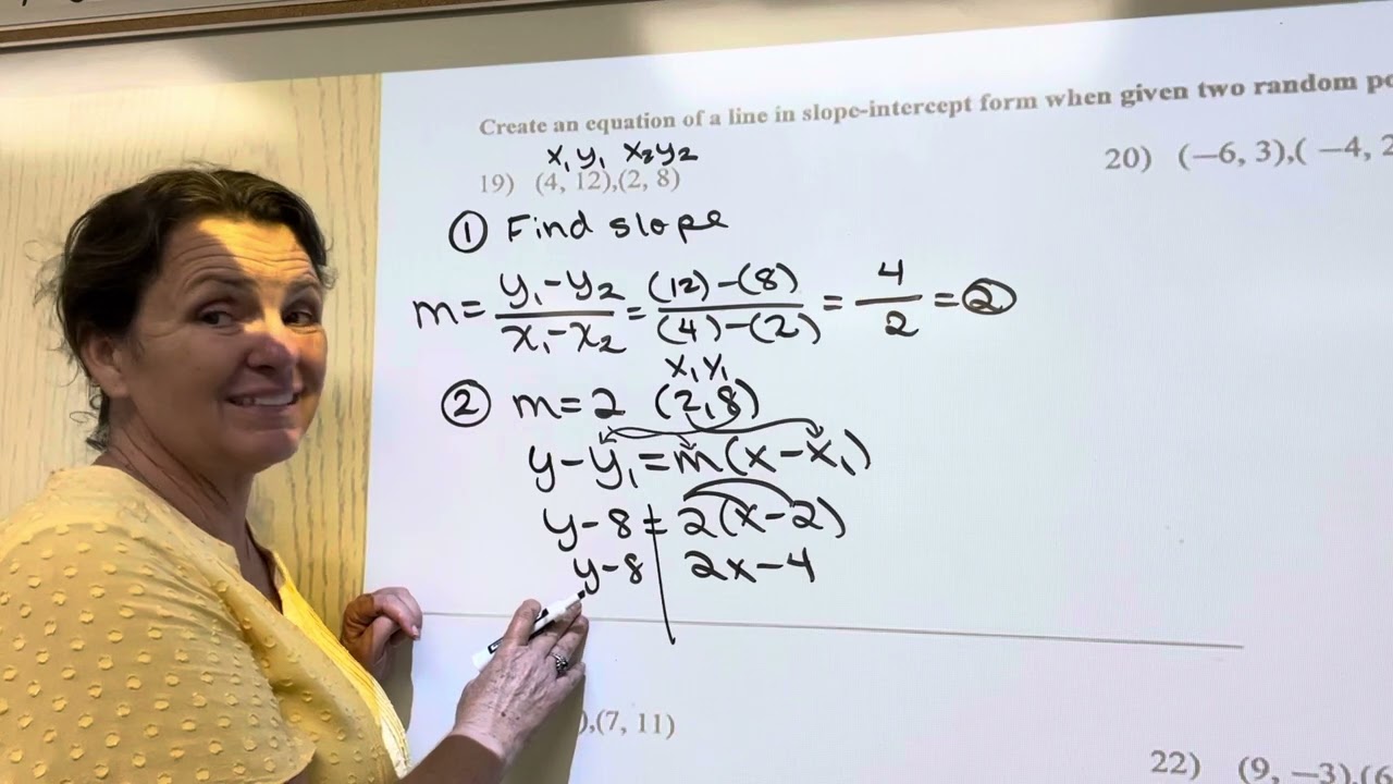 Part 4: Lesson 5.3 on slope-intercept