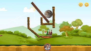 Knock Down Bottles Shooting Game | Forest World |  Level 31-40 | Android Game Play | By- Own Games