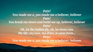 Imagine Dragons - Believer (lyrics)🎤