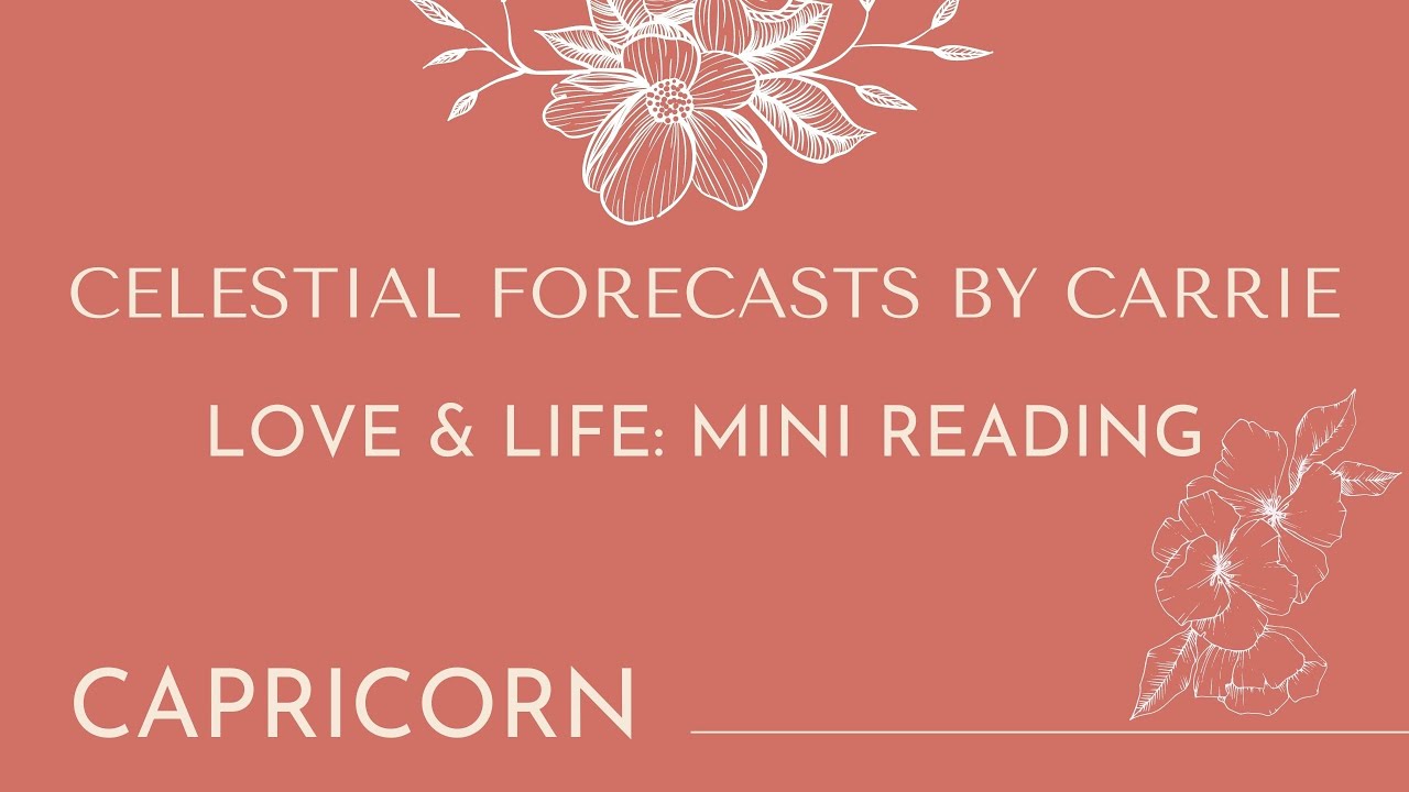 CAPRICORN♑LOVE & YOUR IDEAL MATE!💑A MESSAGE IS ON ITS WAY📱UNSEEN TEARS😢💦HEALING FROM SORROW & GRIEF💟