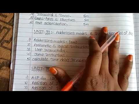 MICRO CONTROLLER IMPORTANT QUESTIONS FOR DEGREE (4TH SEM)