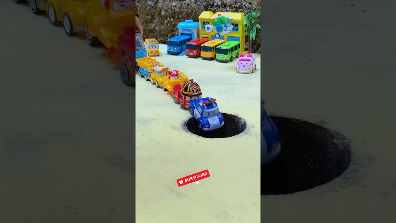 Bajaj Pushing Police Car And Fire Truck Into Pit Part 28 