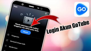 Cara Login Di Aplikasi Go Tube Menggunakan Akun YouTube