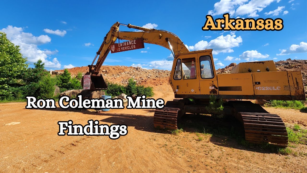 Ron Coleman Mine My Findings and Experience #dventures #arkansas #crystals