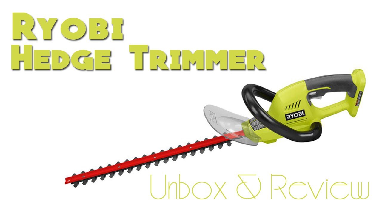 Ryobi Hedge Trimmer Review and test 