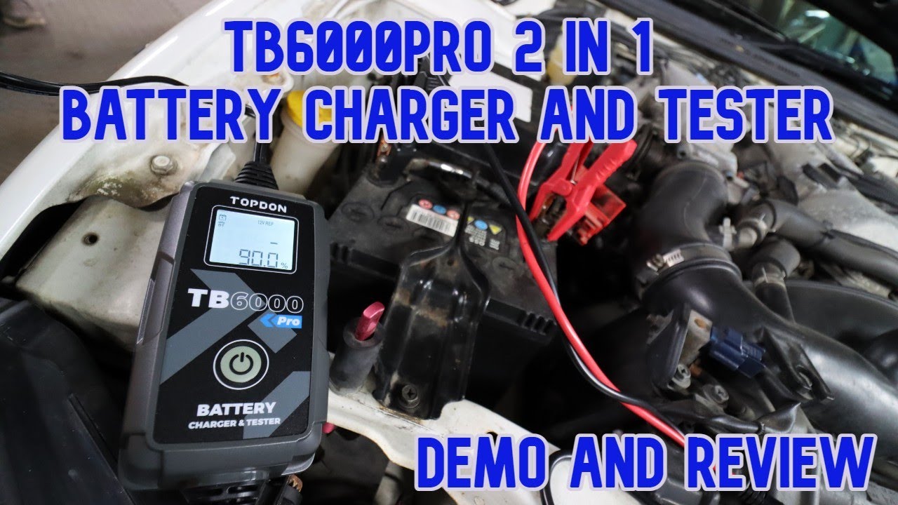 Topdon TB6000pro demo and review of a battery charger and tester. How