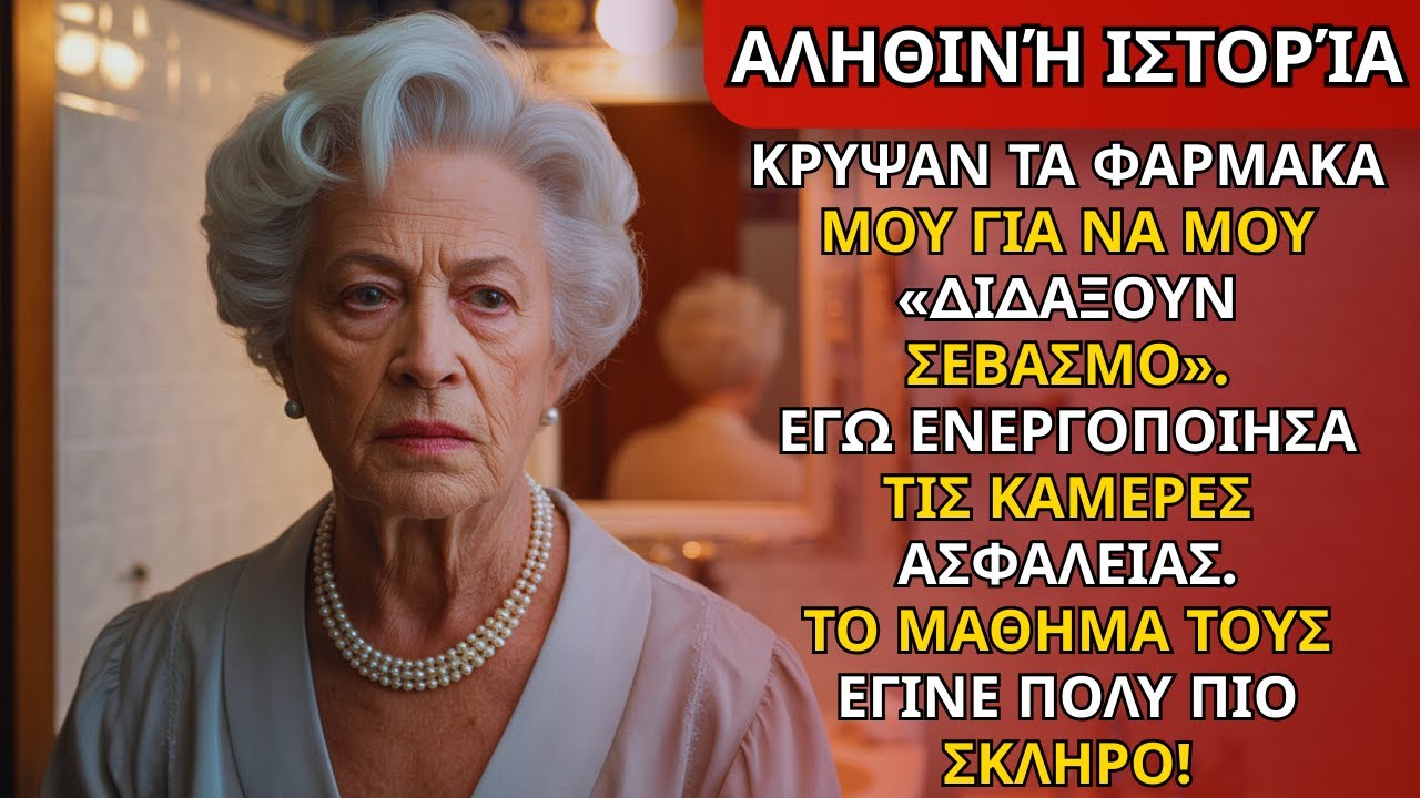 Έκρυψαν τα φάρμακά μου για «σεβασμό». Άνοιξα τις κάμερες. Το μάθημά τους ήταν