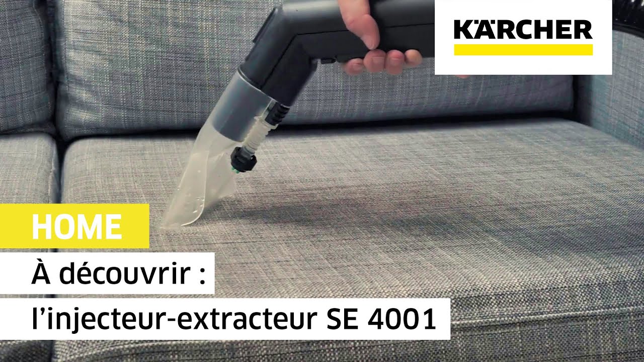 comment nettoyer son intérieur en tissu avec le Karcher SE 4001