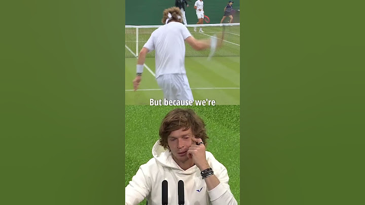 Andrey Rublev responded to his racket outburst at Wimbledon #shorts