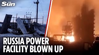 Download Lagu Ukrainian drones DESTROY Russian power substation in Belgorod with HIMARS rockets MP3 Download Lagu Ukrainian drones DESTROY Russian power substation in Belgorod with HIMARS rockets MP3