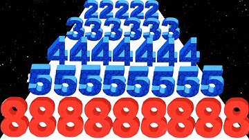 Number Rush: 2048 Challenge vs Level Up Circles - All Level Gameplay Walkthrough (New Update)