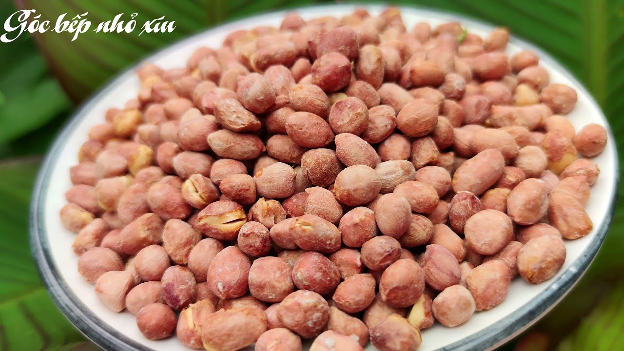 Đậu phộng rang bằng nồi chiên không dầu - Một trải nghiệm thú vị cho món ăn vặt
