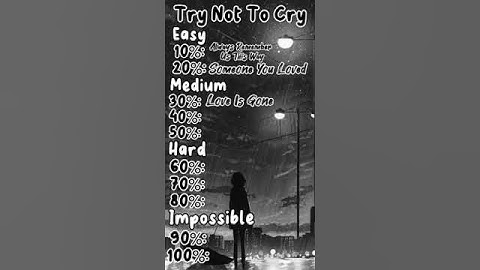 Try Not To Cry #sadstatus #sadsong #sad #songstatus #emotional