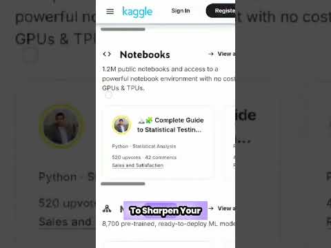 Kaggle: Compete, Learn,