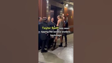 Taylor Swift spotted tipping the venue workers after the grammys night ! #taylorswift #grammys