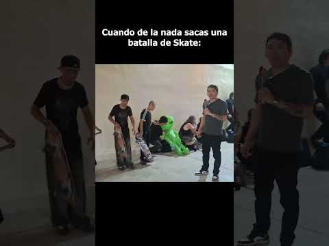 Duelo de SKATE en medio de un CONCIERTO #humor #skate #trucos #viral #batalla #avatar #vlog