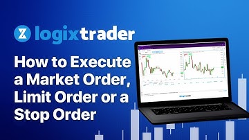 How to Perform a Market Order, Limit Order or a Stop Order on the LogixTrader Platform