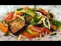 Салат "Баклажанчик" (Ооочень Вкусно) / Салат из Баклажанов / Eggplant Salad Recipe / Простой Рецепт