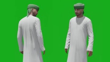 arab man talk 3D 🔔 people rendering isolated🔔 green screen buy in telegram bio