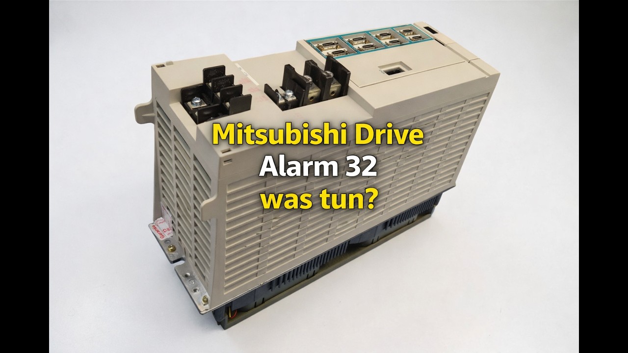 Mitsubishi Servo Drive Unit MDS-C1-V2-7045, Alarm 32 (overcurrent