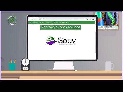 E-Gouv : Portail  MARCHES PUBLICS EN LIGNE AUX COMORES