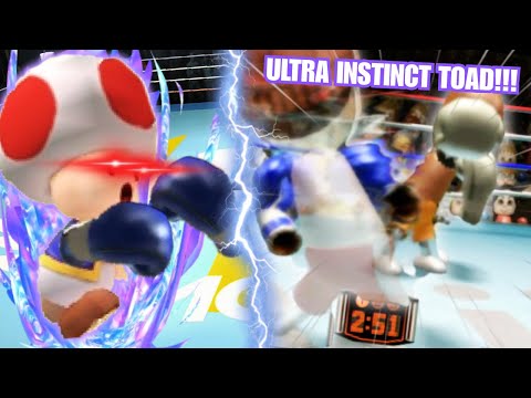 TOAD Goes ULTRA INSTINCT in Wii Sports Boxing!