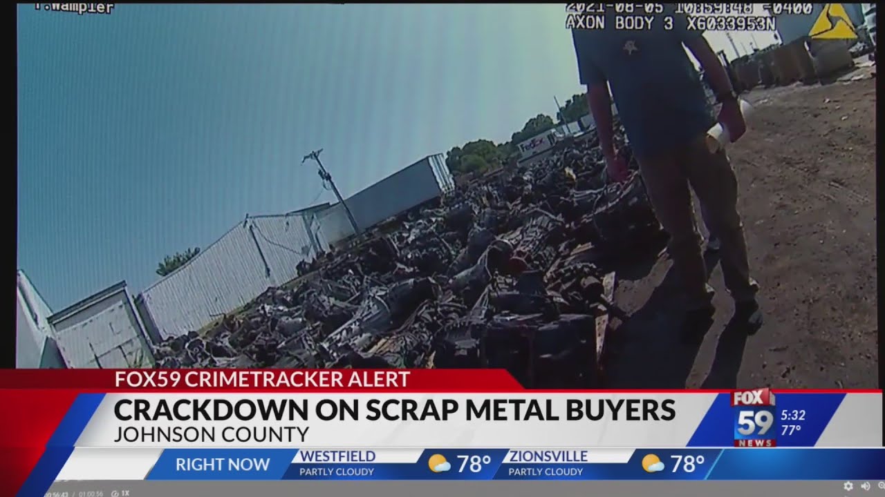 Police fighting catalytic converter thefts by warning scrap metal buyers about new laws YouTube