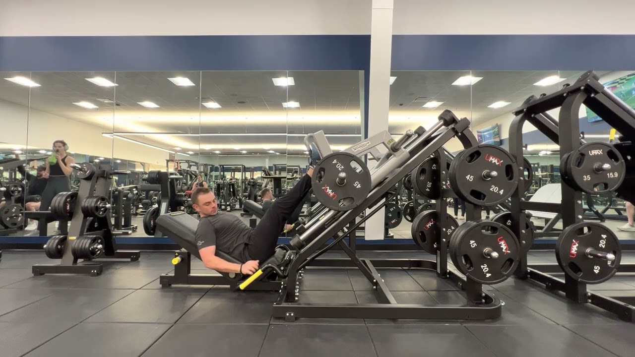 Technogym linear leg press sled weight clearance