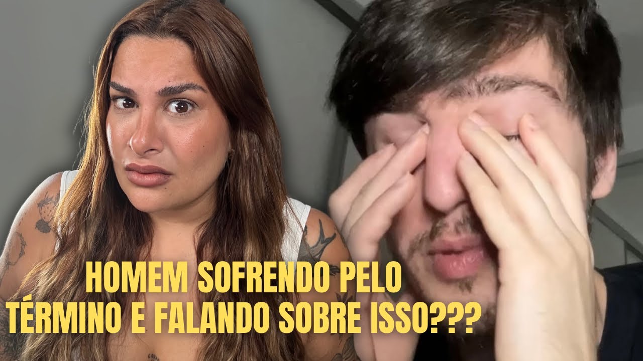 YOUTUBER SOFRE PELO FIM DE NAMORO DE 8 ANOS: 'NÃO FUI O SUFICIENTE PRA ELA'
