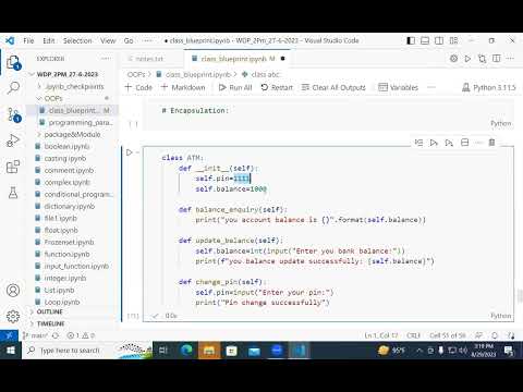 Python Object Oriented Programming OOP ,blueprint, object, constructor , instance variable Part 2