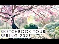 Sketchbook tour spring 2023