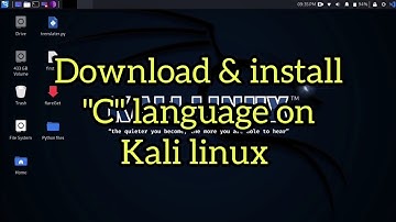 2 - how to install C language on kali linux