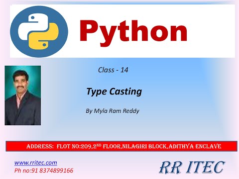 Vídeo: Entrada a Python Typecast?