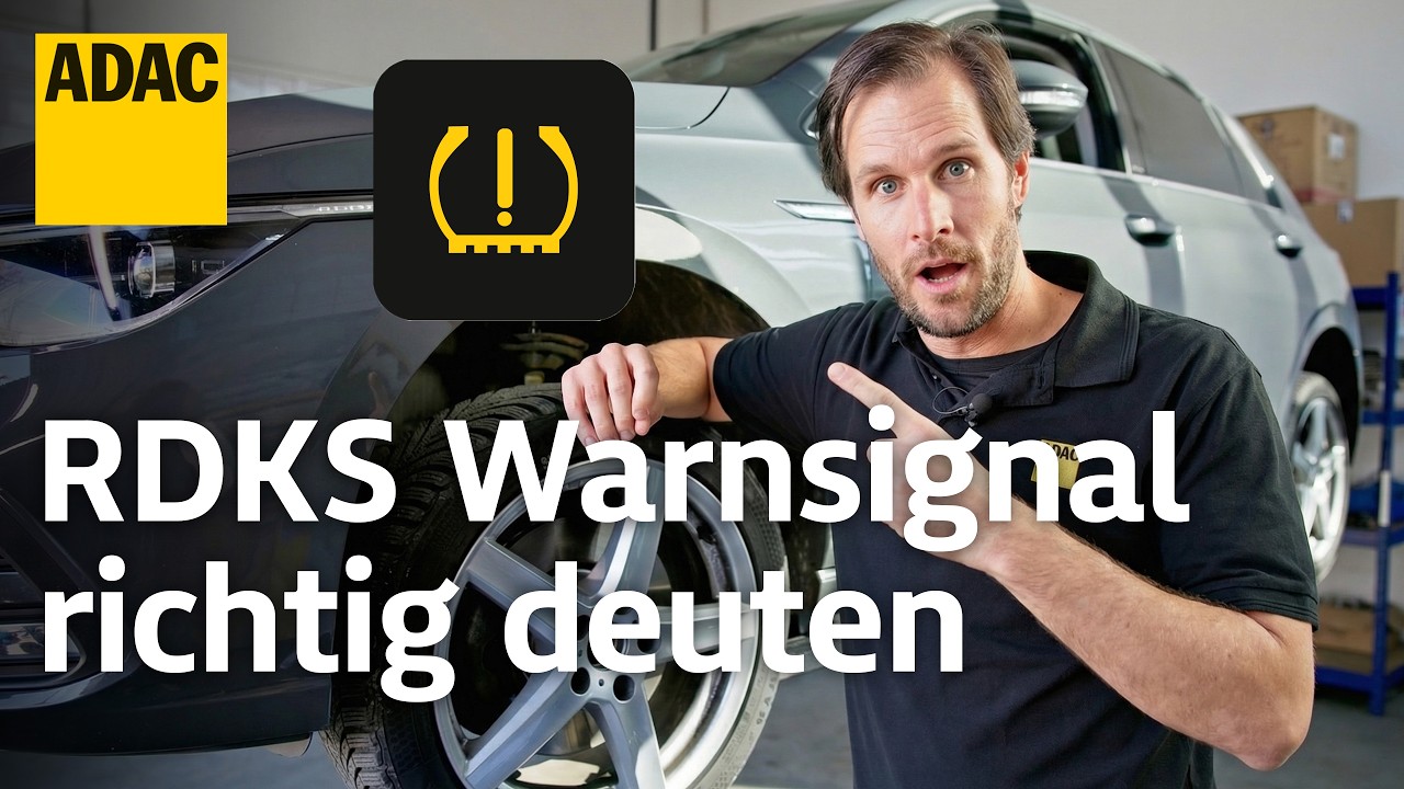 Reifendruck Kontrollleuchte blinkt? DAS ist der Unterschied! I ADAC