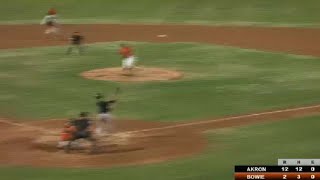 Akron's Salters smacks three-run homer