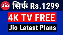 Giga Fiber all Plans, Free Jio Set Top Box, Free 4K TV & Free Data every month