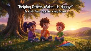 🪁 THE LOST LITTLE KITE | A Kids Story About Kindness & Teamwork 🌈