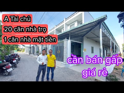 Video đã bán 20 căn nhà trọ giá rẻ gần KCN chợ Bình Chánh |... - youtube