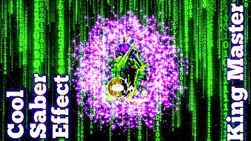 how to make saber running character glow | saber running effect glow | free fire saber effect edit